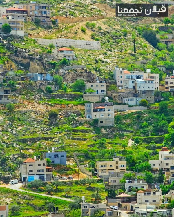 صور من قرية قبلان بتاريخ 5-4-2025، نقلاً عن صفحة قبلان تجمعنا