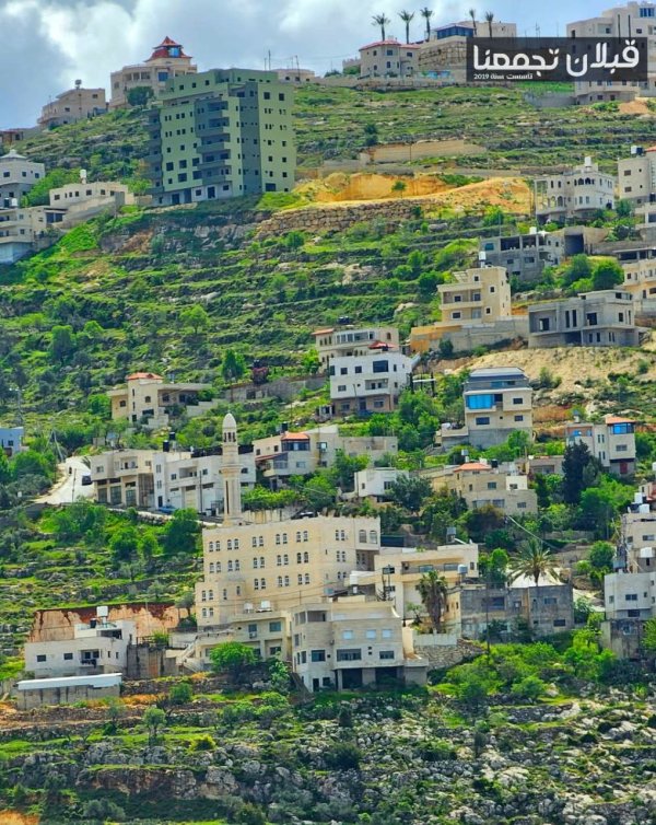 صور من قرية قبلان بتاريخ 5-4-2025، نقلاً عن صفحة قبلان تجمعنا