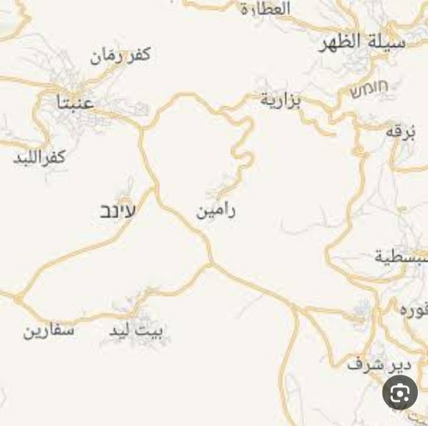 خريطة قرية رامين / طولكرم