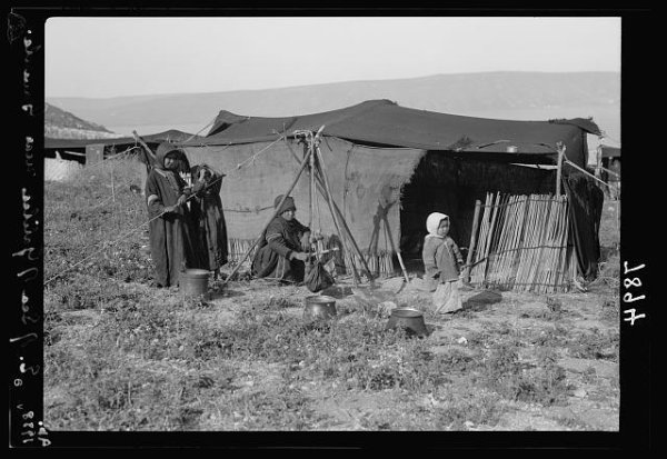 صورة تعود لعام 1939 وتظهر فيها سيدة من قرية النقيب تصنع اللبن بالشكوة صورة تعود لعام 1939 وتظهر فيها سيدة من قرية النقيب تصنع اللبن بالشكوة