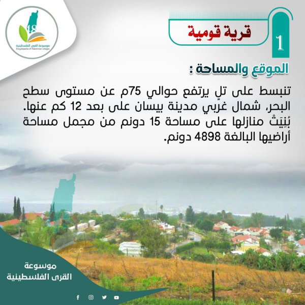 الموقع والمساحة