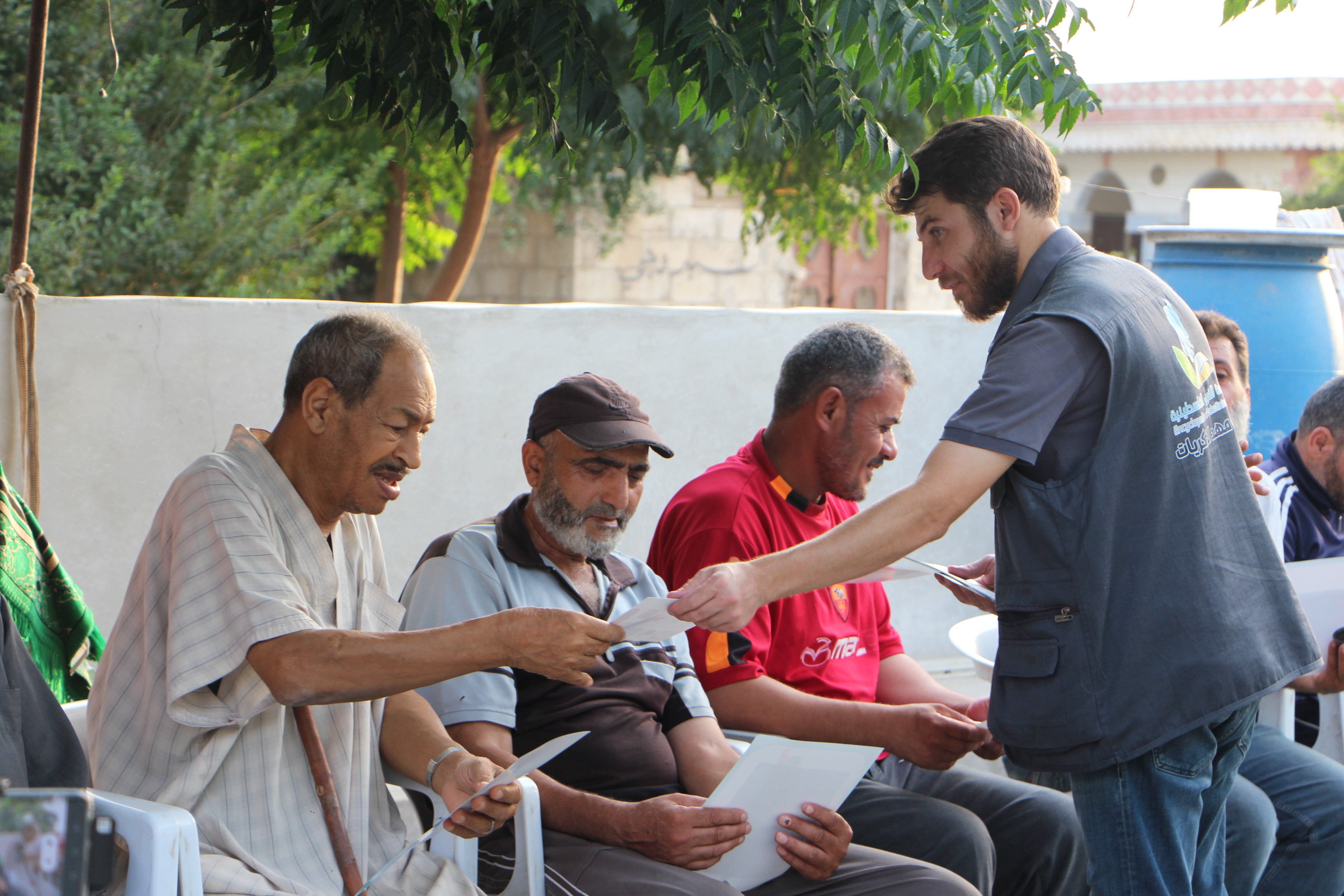 صور من لقاءنا بأبناء تجمع جلين شمال غربي محافظة درعا السورية، معظم ينحدرون من قرى سهل الحولة المهجرة