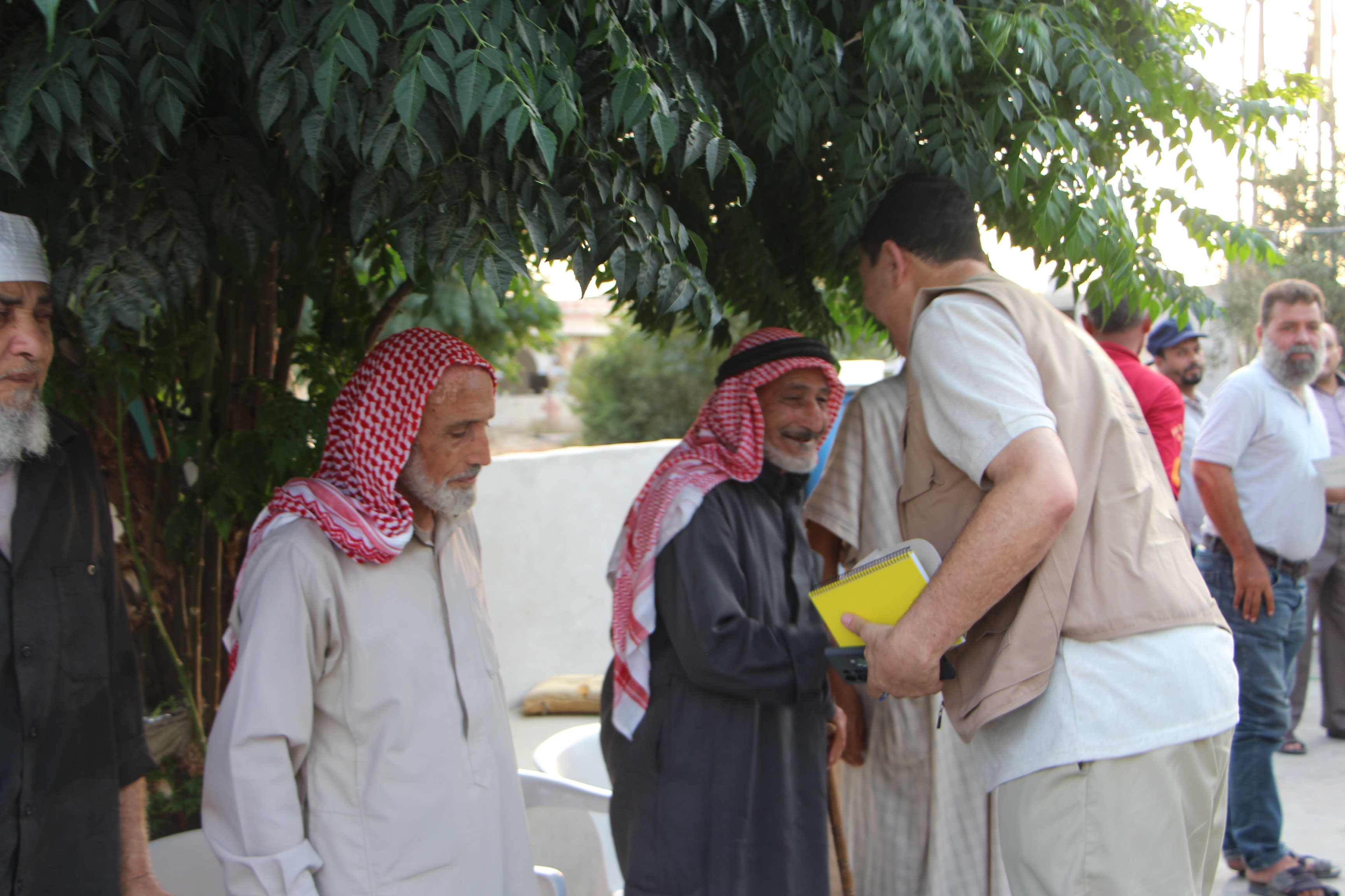 صور من لقاءنا بأبناء تجمع جلين شمال غربي محافظة درعا السورية، معظم ينحدرون من قرى سهل الحولة المهجرة