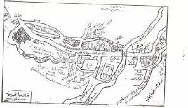 خريطة قرية قالونيا