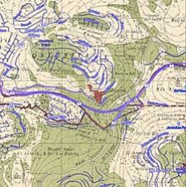 خريطة قرية قالونيا