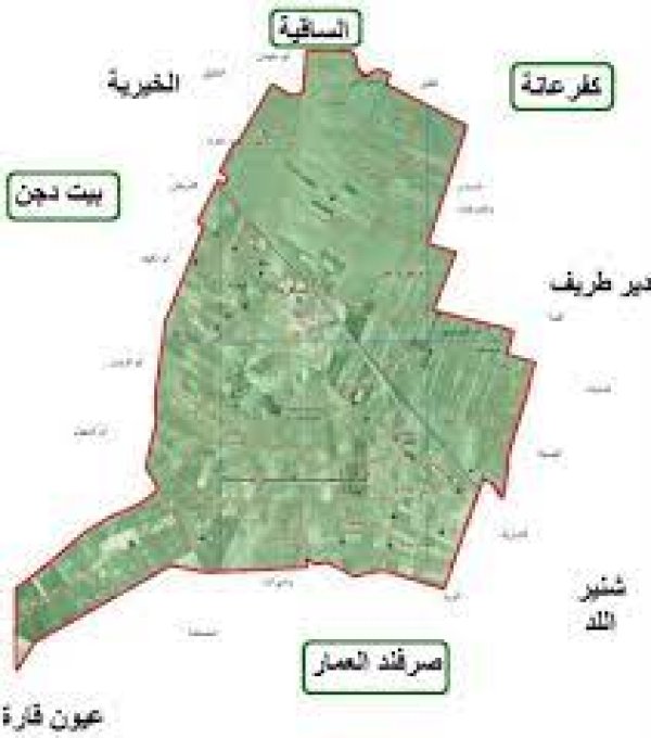 خريطة قرية السافرية