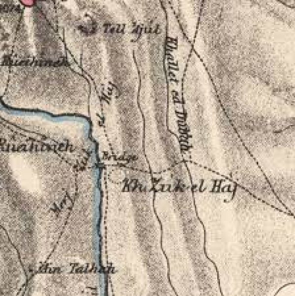 خريطة قرية الزوق الفوقاني