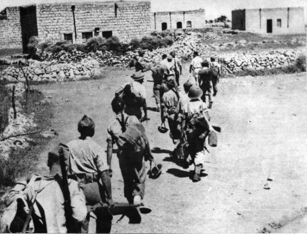 المالكية أثناء دخول لواء يفتاح إليها عام 1948 المالكية أثناء دخول لواء يفتاح إليها عام 1948