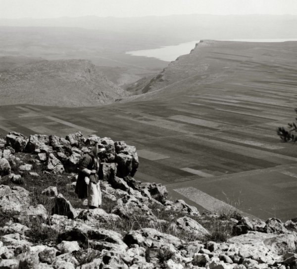 منظر عام لقرية حطين قبل النكبة