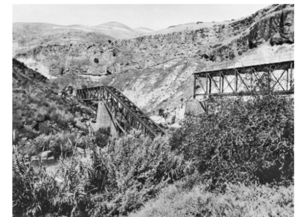 جسر قطار سمخ الحمة سنة 1918 جسر قطار سمخ الحمة سنة 1918