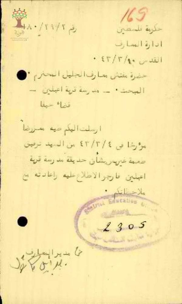 | موسوعة القرى الفلسطينية  | موسوعة القرى الفلسطينية