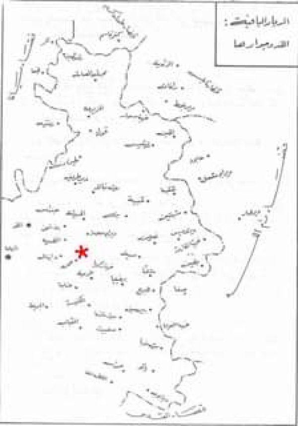 موقع قرية جمزو