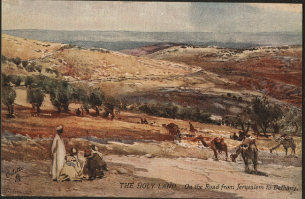 بطاقة بريدية من أرشيف سمير أبو دهيس لطريق العيزرية القدس، من موقع ذاكرة فلسطين بطاقة بريدية من أرشيف سمير أبو دهيس لطريق العيزرية القدس، من موقع ذاكرة فلسطين