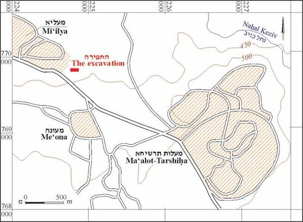 خريطة معليا / عكا