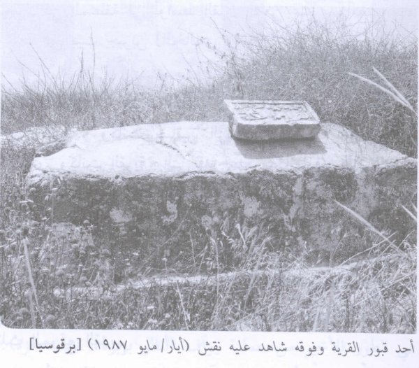 احد قبور في قرية بركوسيا