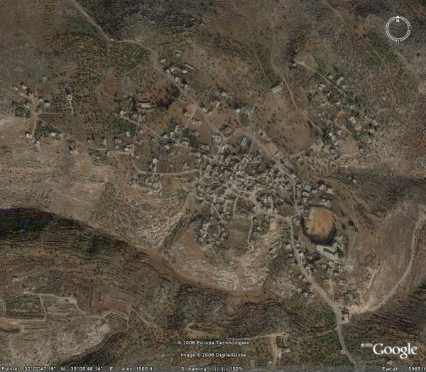 ديرغسانة - خرائط جوجل