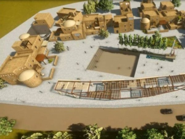 مجسم  لقرية اللجون