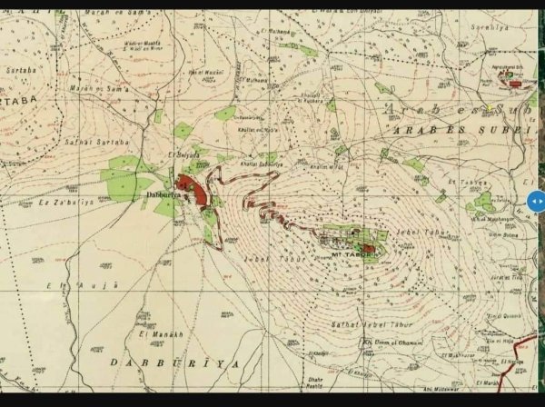 خارطة لموقع عرب الصبيح