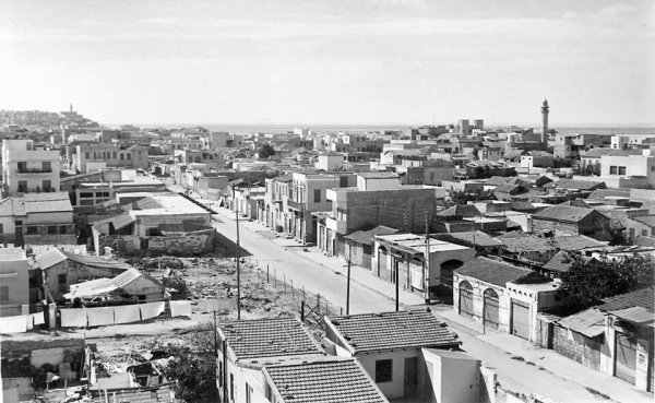 حي المنشية قبل التدمير حي المنشية قبل التدمير