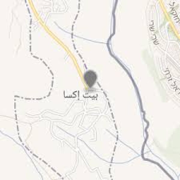 خريطة قرية بيت اكسا / القدس