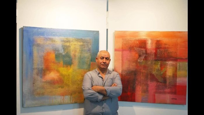 سلسلة رموز فلسطينية (76)... الفنان التشكيلي هيثم شملوني أبو إيلياء  | موسوعة القرى الفلسطينية